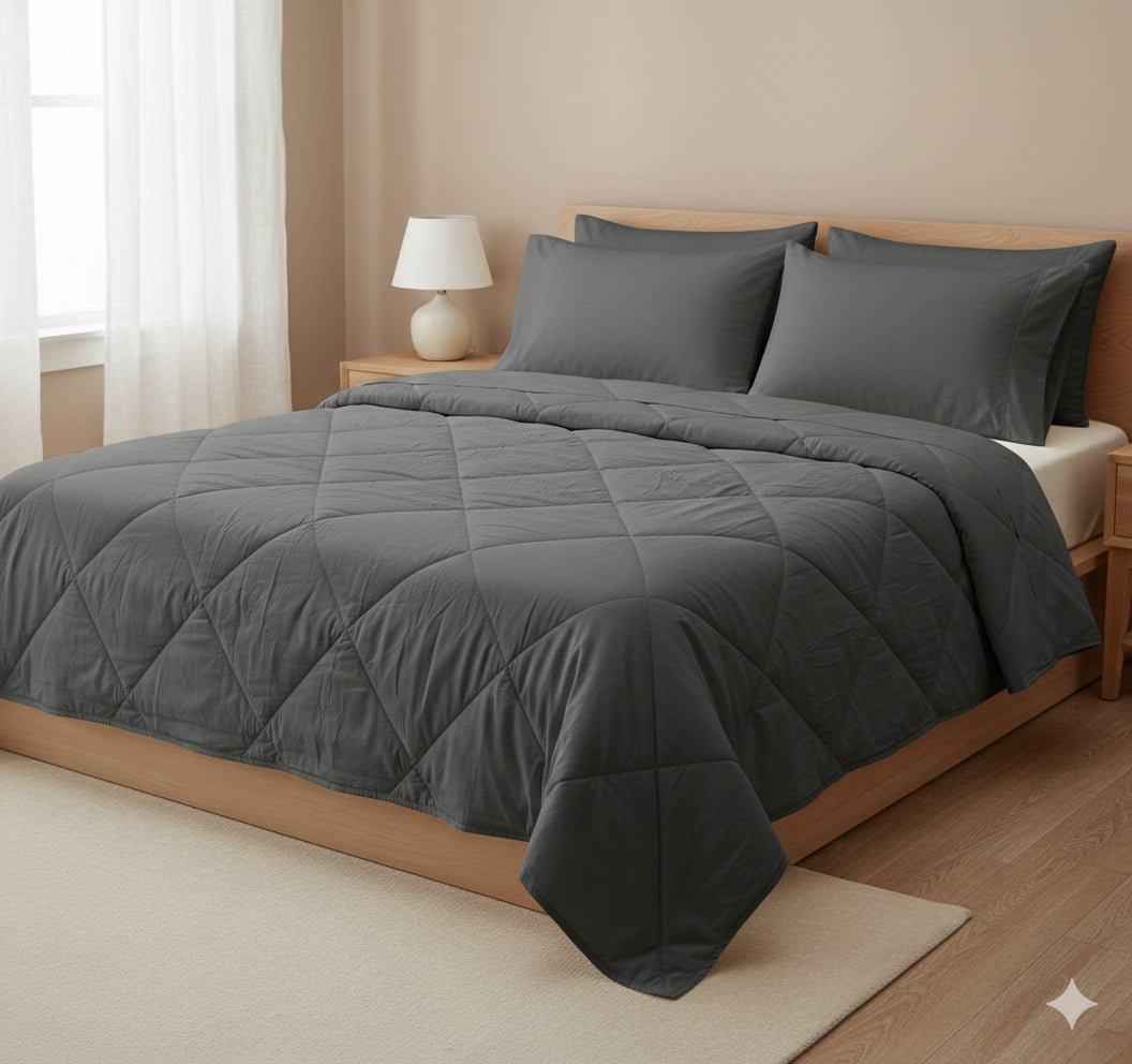 JUEGO DE SABANA EDREDÓN KING CHIC HOME 3PCS