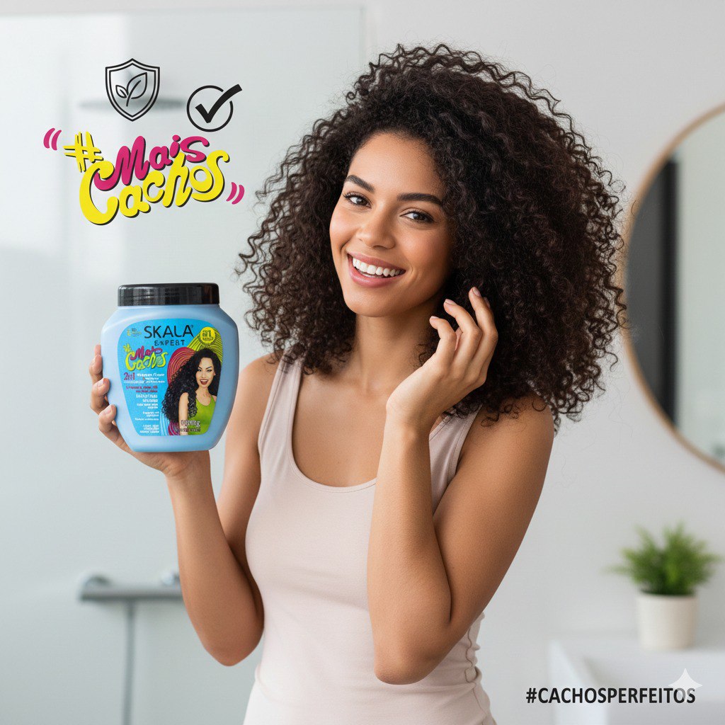 CREMA CAPILAR 2 EN 1 ACONDICIONADOR Y CREMA PARA PEINAR RIZOS SKALA EXPERT 1000G