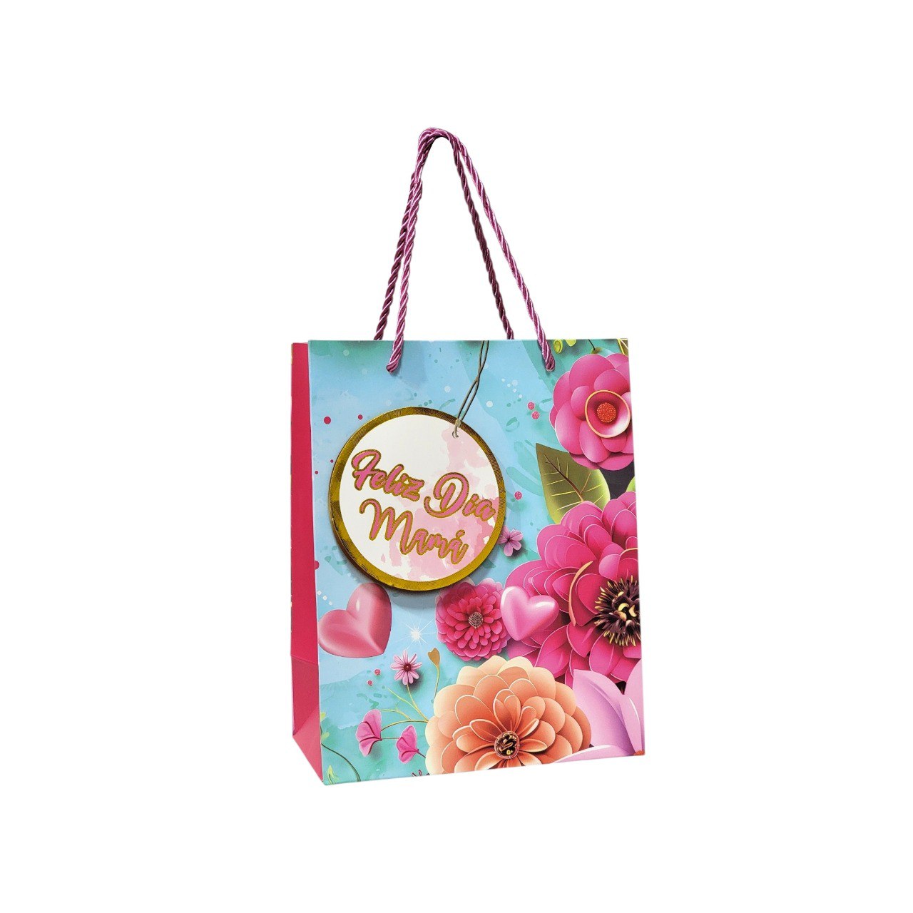 BOLSA DE REGALO PARA MADRE PEQUEÑA 23X18X10CM