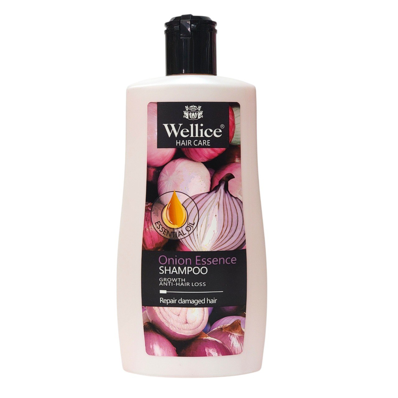 SHAMPOO DE ESENCIA DE CEBOLLA WELLICE HAIR CARE 400G