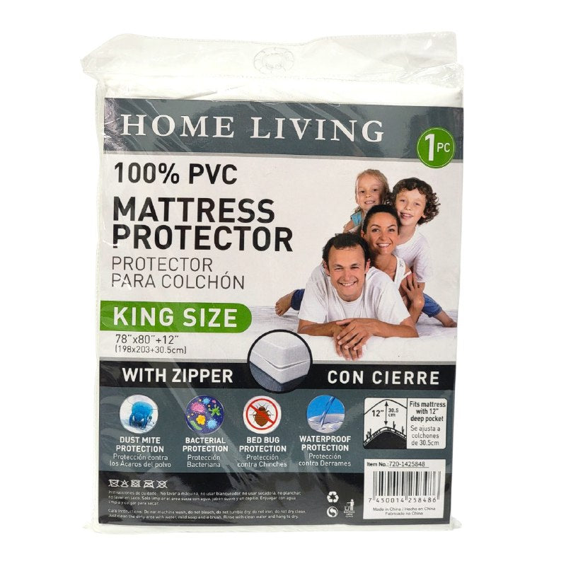 PROTECTOR PARA COLCHON KING HOME LIVING 198X203X30CM