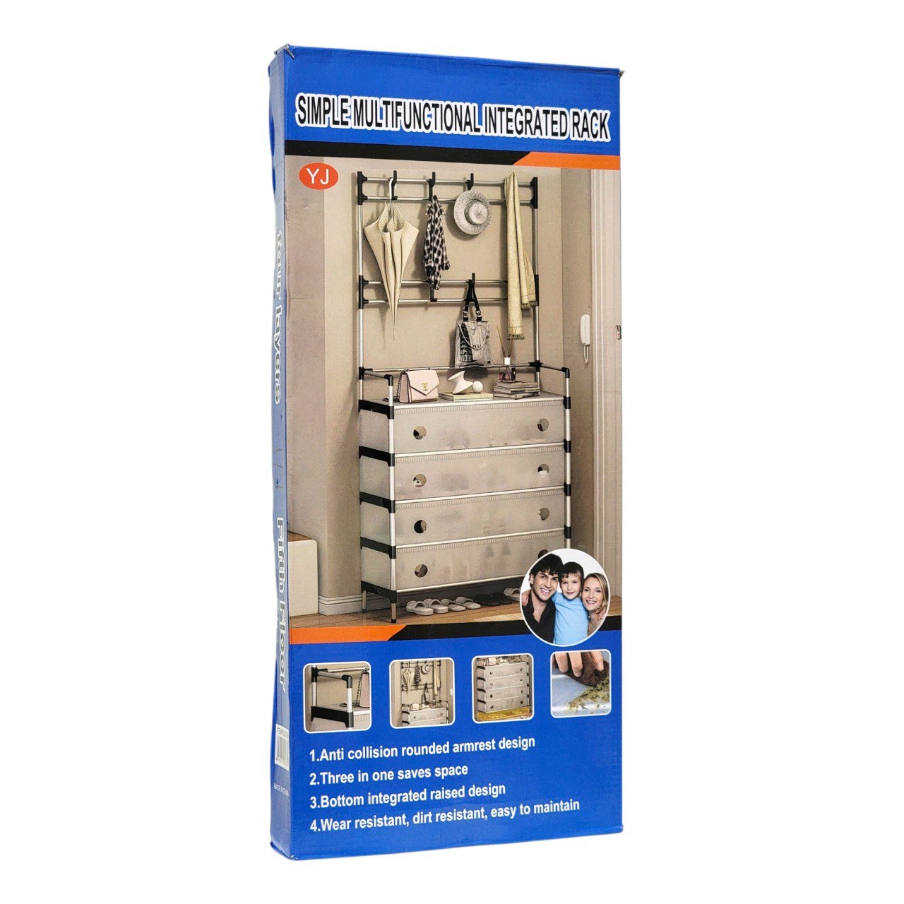 ORGANIZADOR  ESTANTE INTEGRADO MULTIFUNCIONAL SIMPLE 16X28X63X170CM