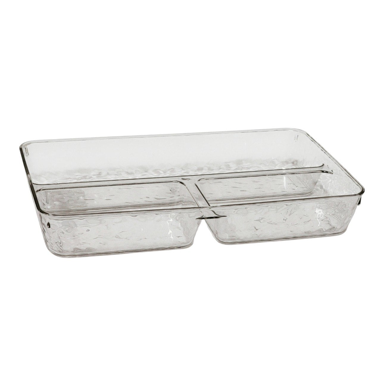 ORGANIZADOR RECIPIENTE MULTIUSO DE ACRILICO TRANSPARENTE 16X27CM