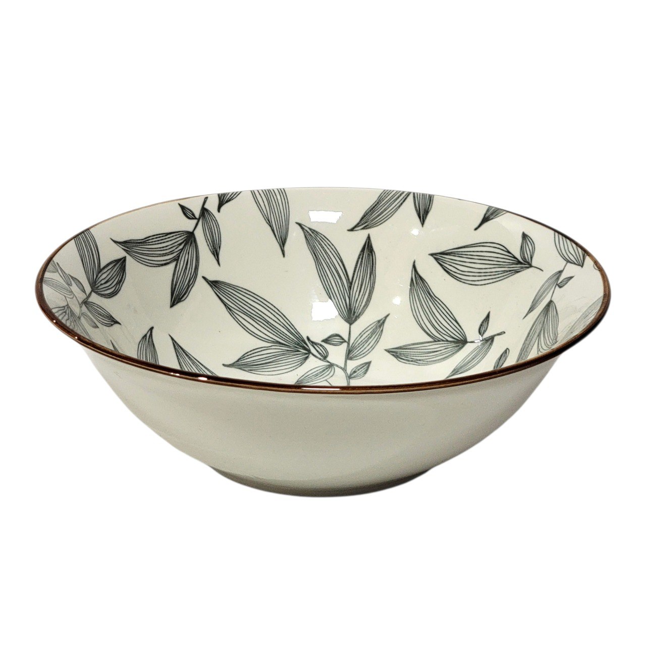 PLATO HONDO DECORATIVO DE CERÁMICA 9X20CM