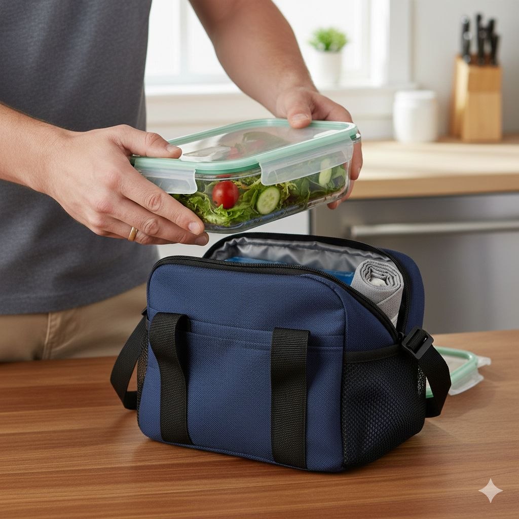 RECIPIENTE PANA PARA ALIMENTOS HERMETICO DE VIDRIO LOTUS 8X18X23CM