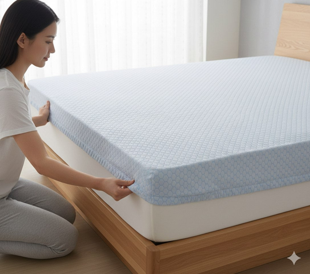 PROTECTOR DE COLCHON REFRESCANTE PARA CAMA FULL SCARLET CLASSICS 137x190+38CM