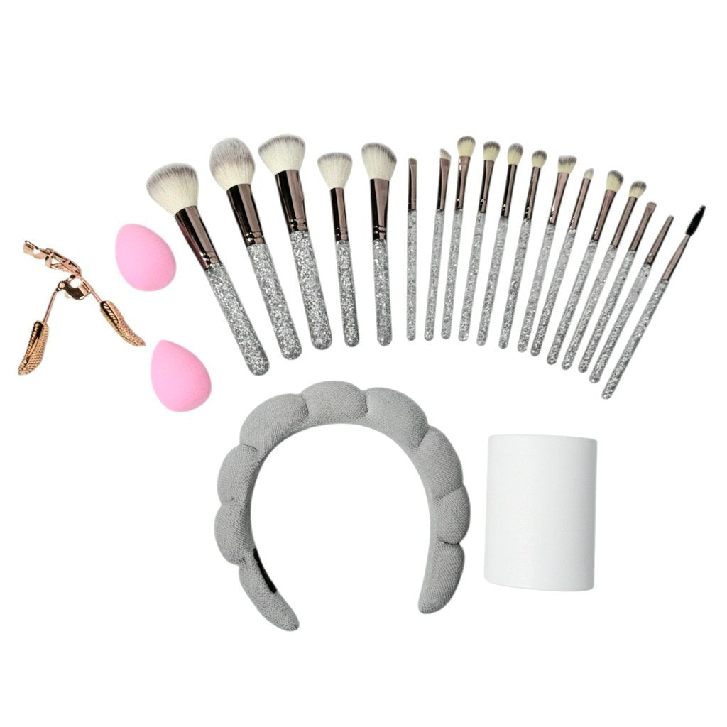 SET DE BROCHAS Y ACCESORIOS DE MAQUILLAJE 23PCS JOS MAKEUP TOOLS