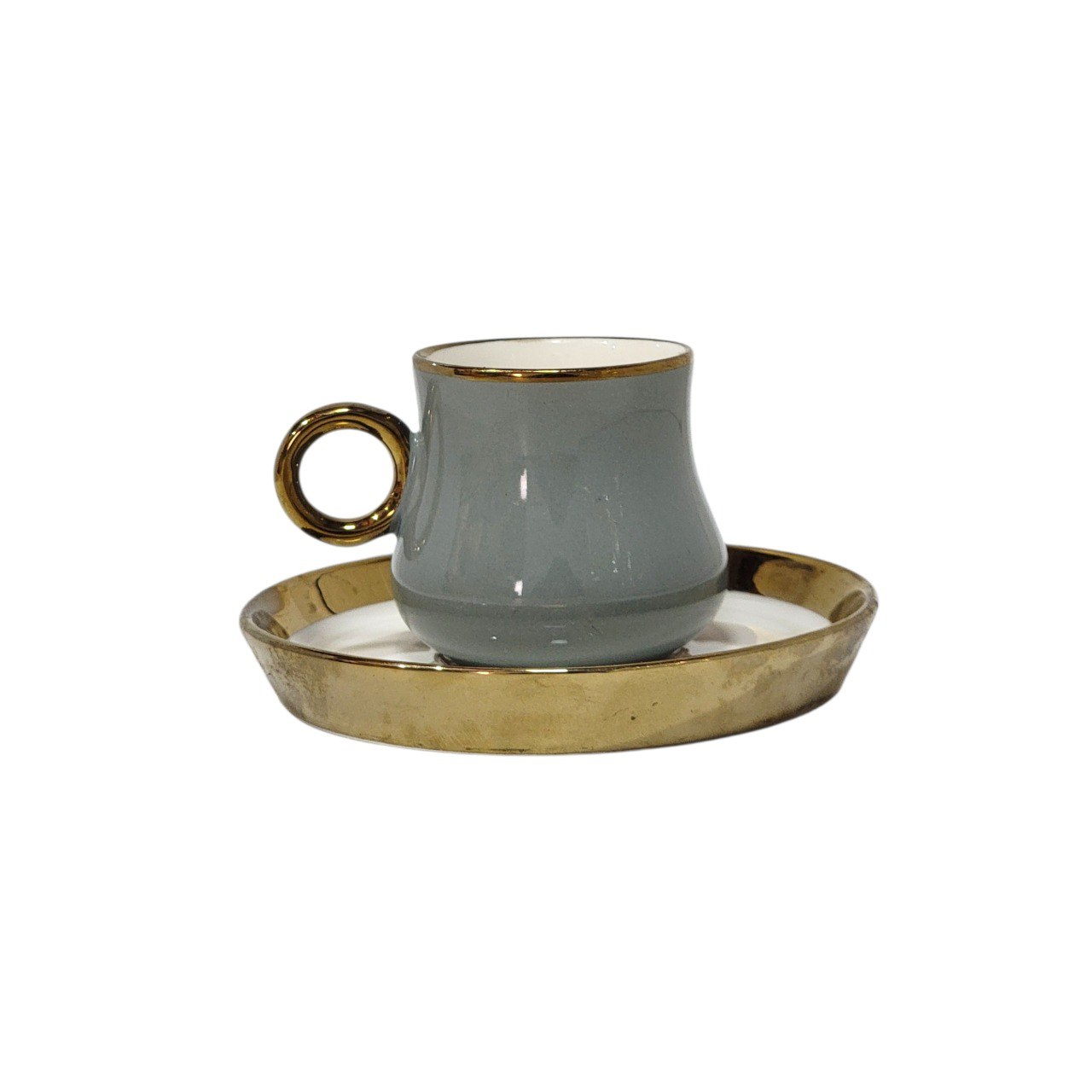 JUEGO DE TAZAS Y PLATOS PARA CAFE O TE DE CERAMICA 12PCS