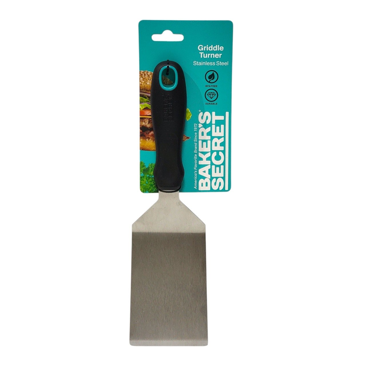 UTENSILIO DE COCINA ESPÁTULA PARA PLANCHA DE ACERO INOXIDABLE BAKERS SECRET 27CM