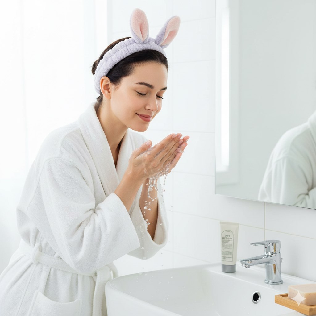 VINCHA DE OREJITAS PARA MAQUILLAJE O MASCARILLA
