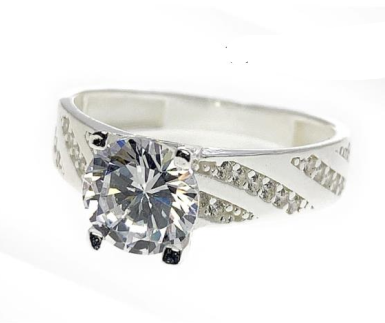 PANI1373 ANILLO DE COMPROMISO, PLATA 925