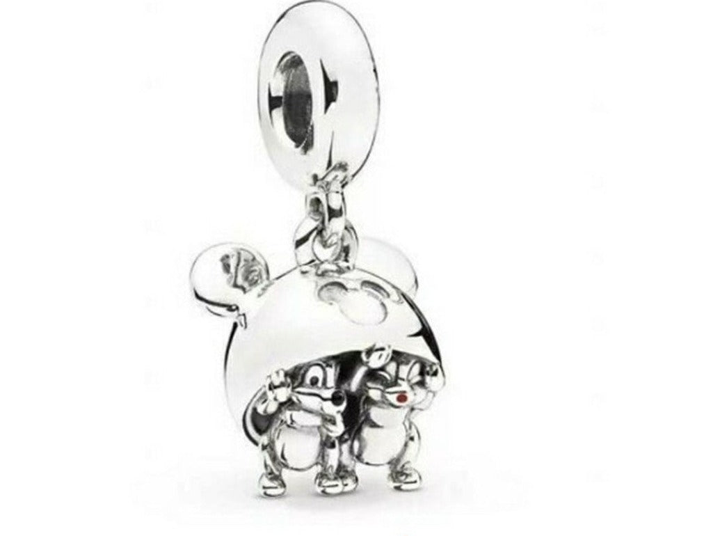 PCHARM2045  COLGANTE SOMBRERO DE MICKEY MOUSE Y LAS ARDILLAS