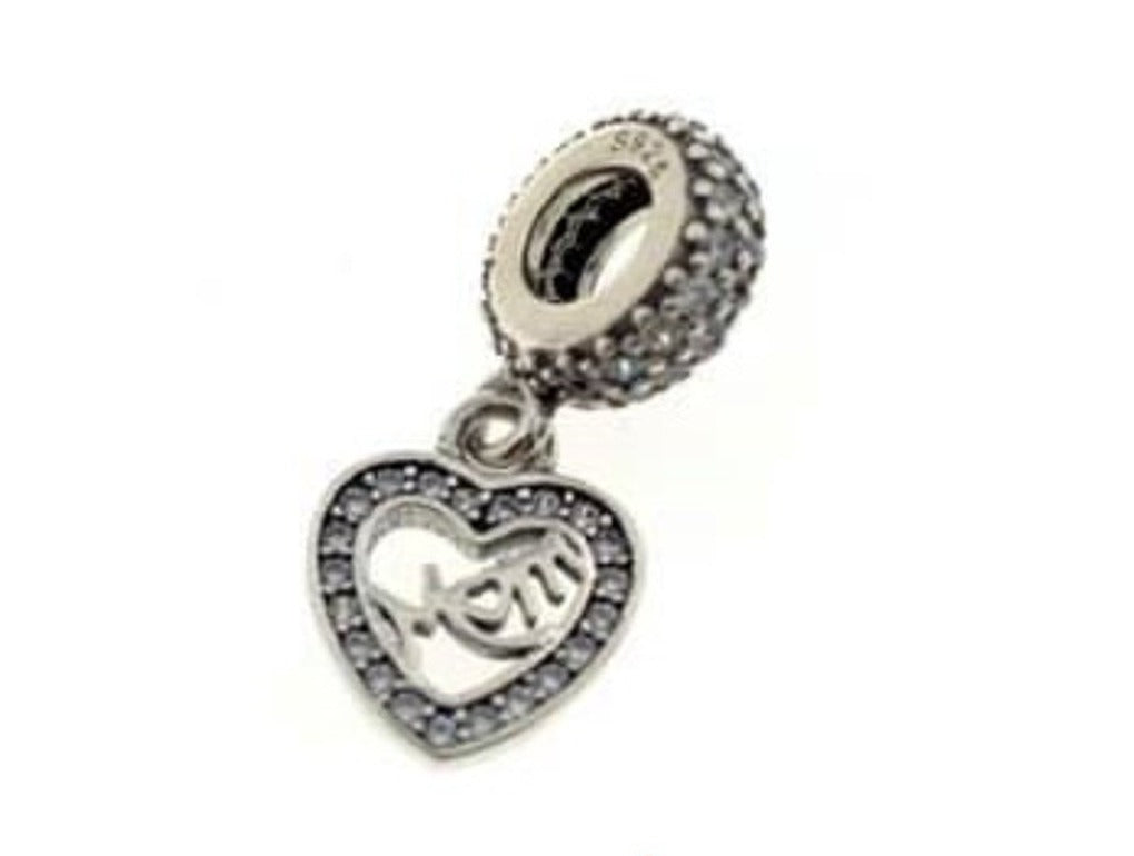PCHARM2336 COLGANTE DE CORAZON CON MENSAJE (MAMA)