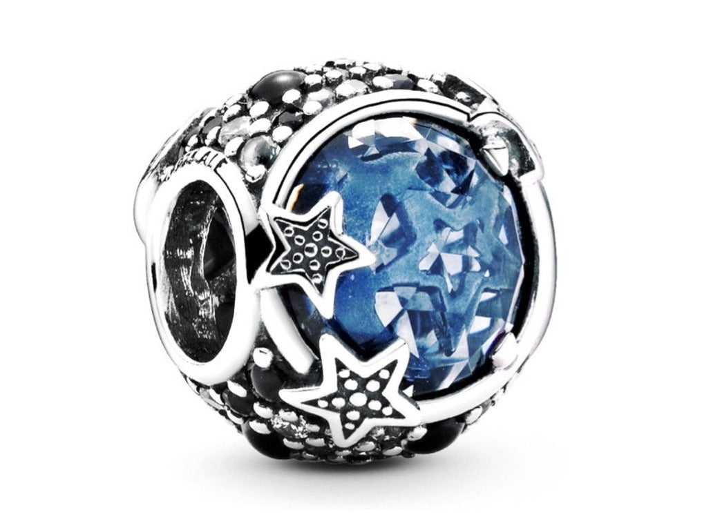 PCHARM2582   CIRCULAR CON CIRCON AZUL Y ESTRELLAS