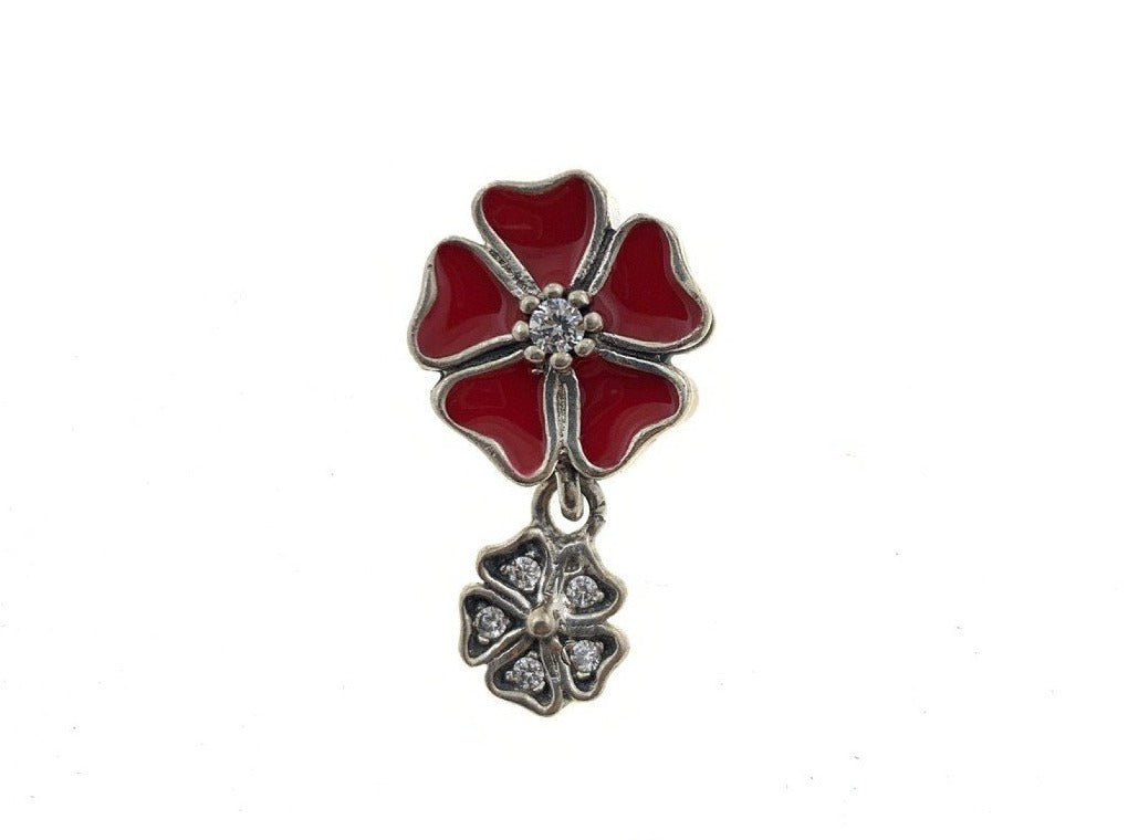 PCHARM909 FLOR ROJA