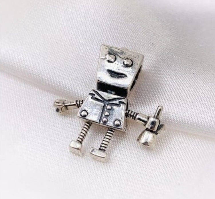 PCHARM954  ROBOT CON ROSA EN MANO
