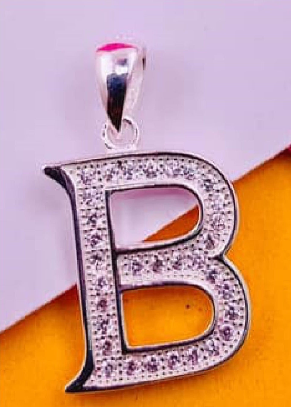 PDIJE1031 LETRA B PLATA 925
