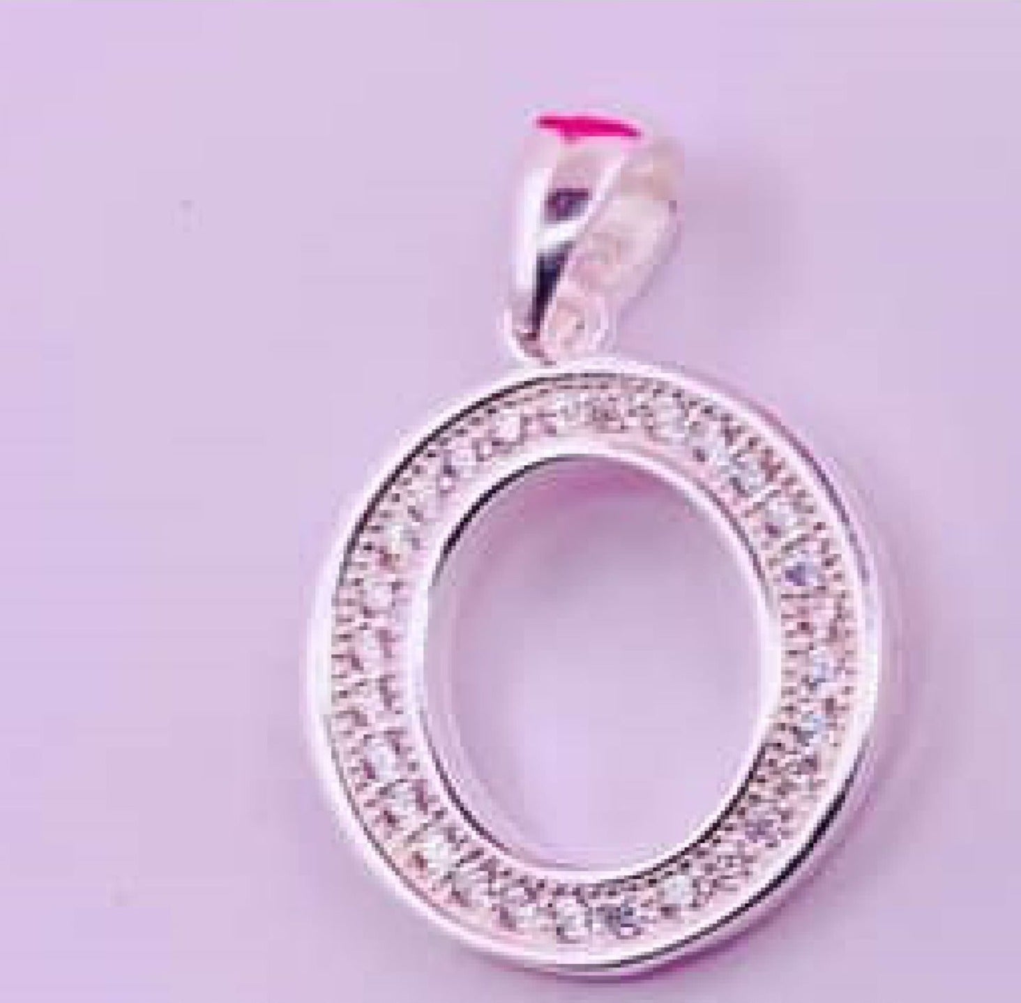 PDIJE1040 LETRA O PLATA 925