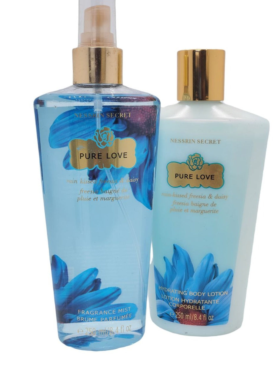 SET PURE LOVE NESSRIN COLLECTION SPLASH 250 ML - CREMA 250 ML