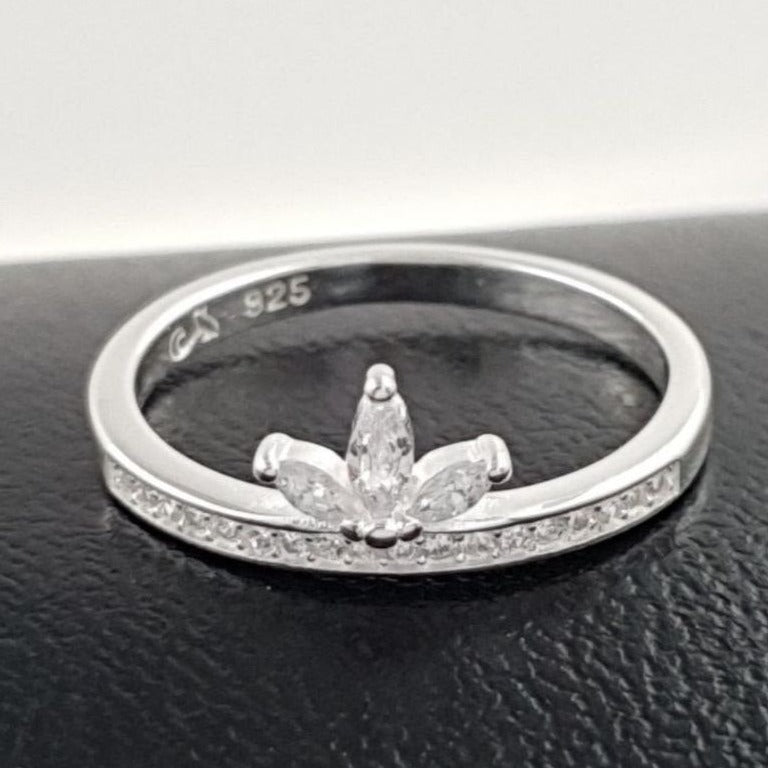 PANI1830 ANILLO DE TIARA, PLATA 925